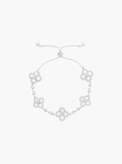 Cataleya Flower Zirconia Bracelet