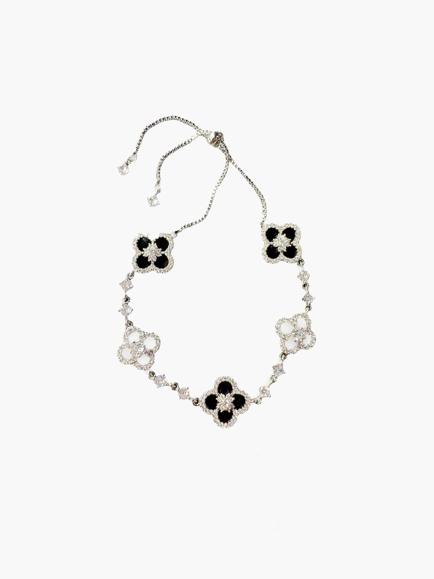 Cataleya Flower Zirconia Bracelet