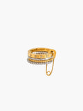 Claudine stacked Pin Rings
