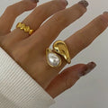 Dahlia Pearl Ring