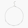 Dina Flower Zirconia Necklace
