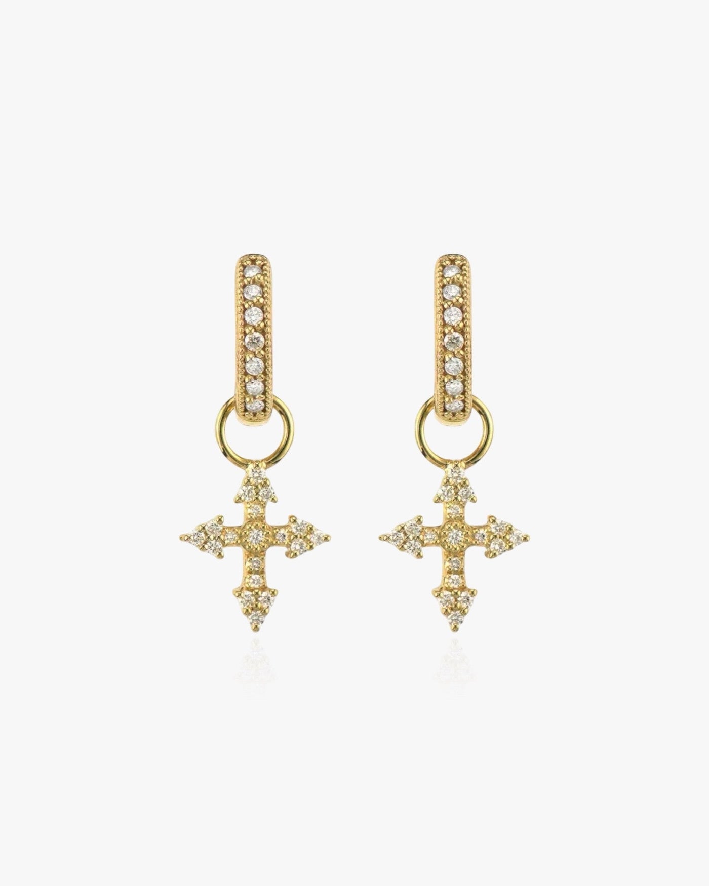 Divina Cross Earrings