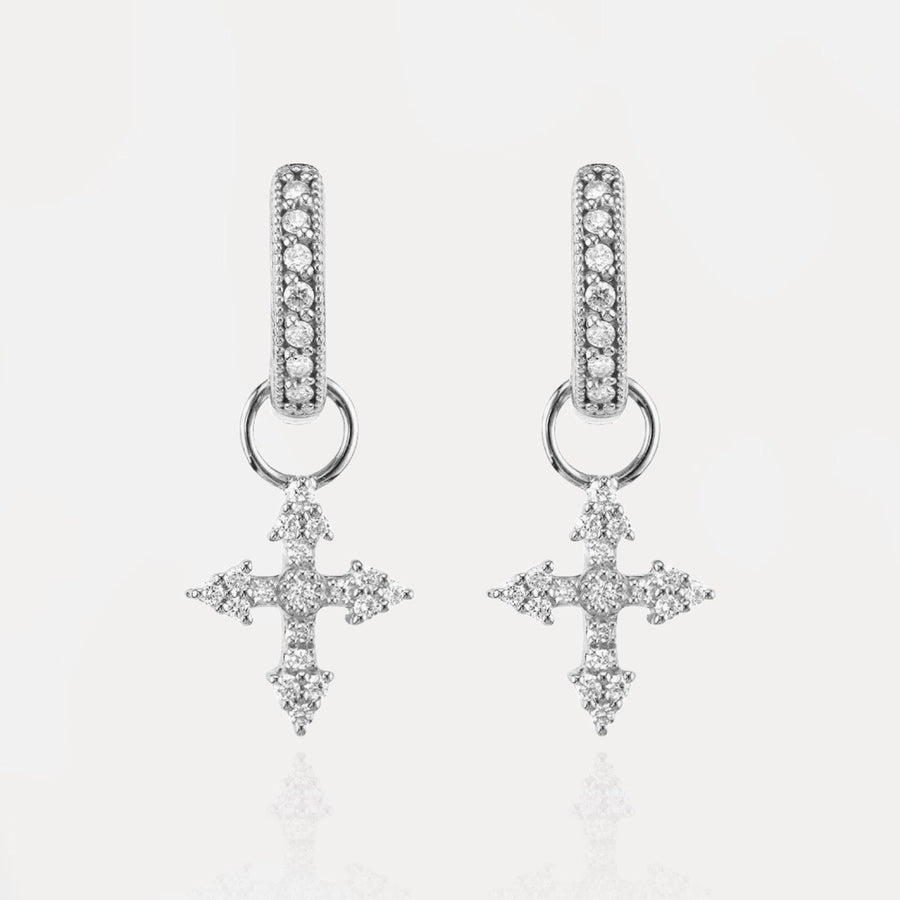Divina Cross Earrings