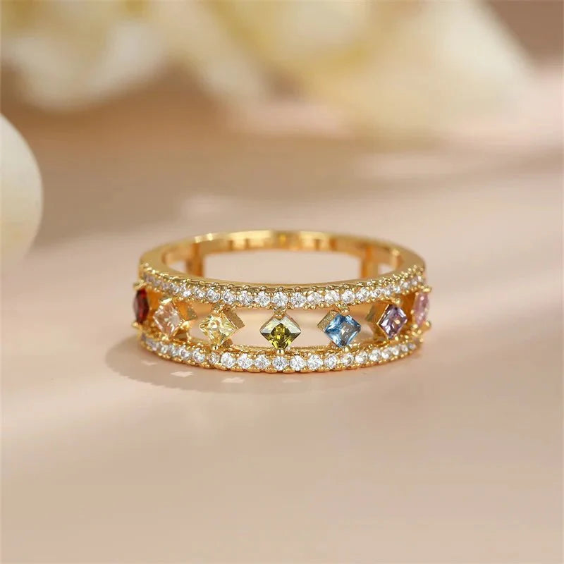 Emily Rainbow Ring