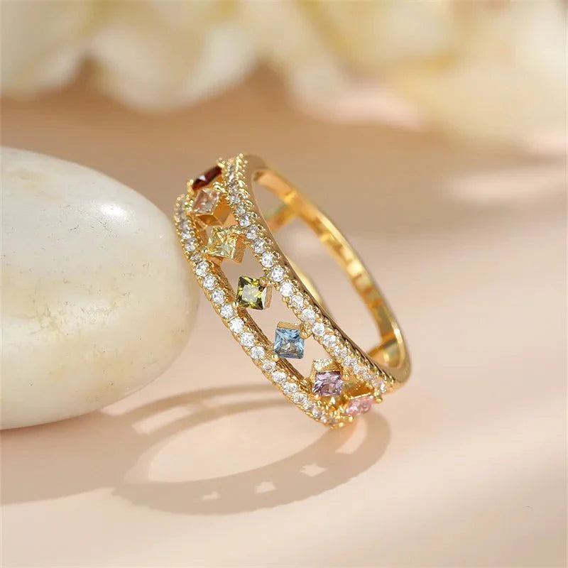 Emily Rainbow Ring