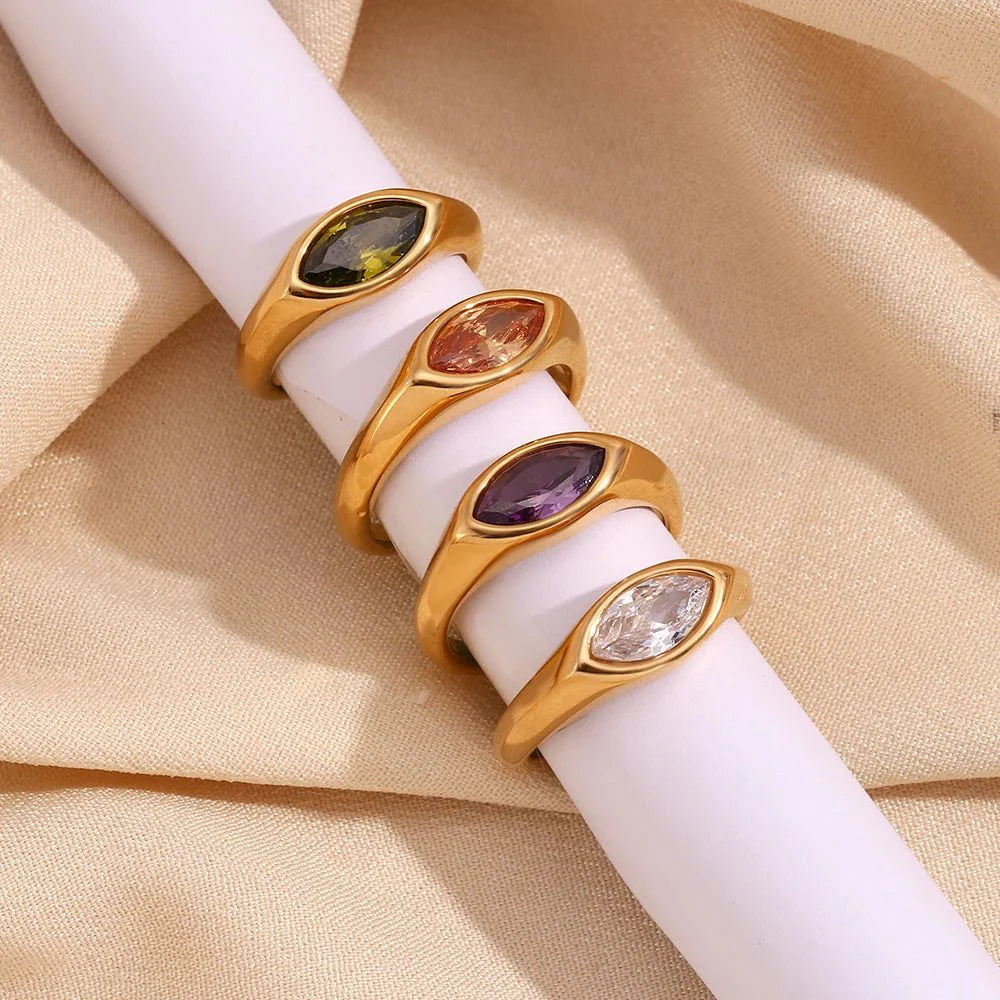 Aurora Zircon Ring