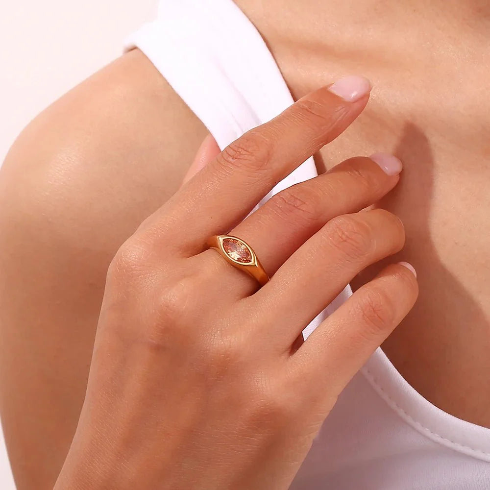 Aurora Zircon Ring