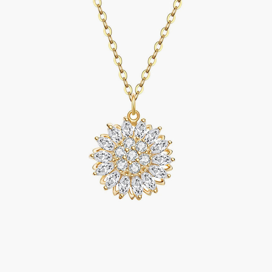Flower Anxiety Spinner Necklace