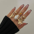 Gwen Adjustable Ring Set 6pcs
