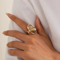 Ivy Adjustable Pearl Ring