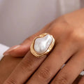 Ivy Adjustable Pearl Ring