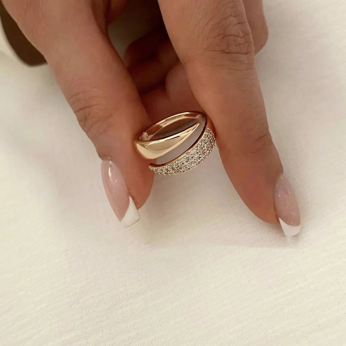 Jessica Pave Zirconia Ring