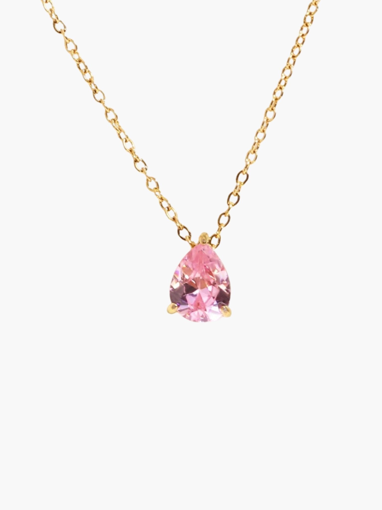 Lilith Teardrop Birthstone Necklace