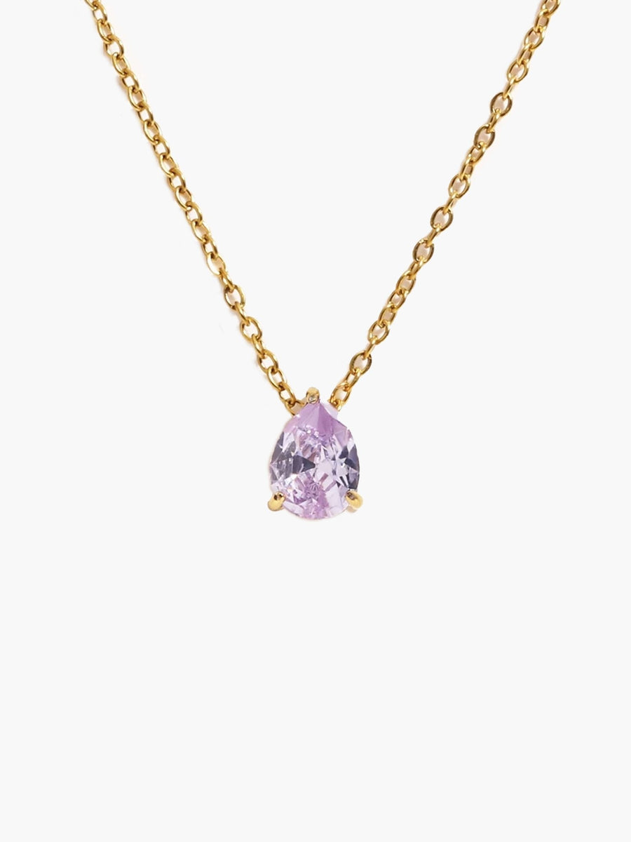 Lilith Teardrop Birthstone Necklace