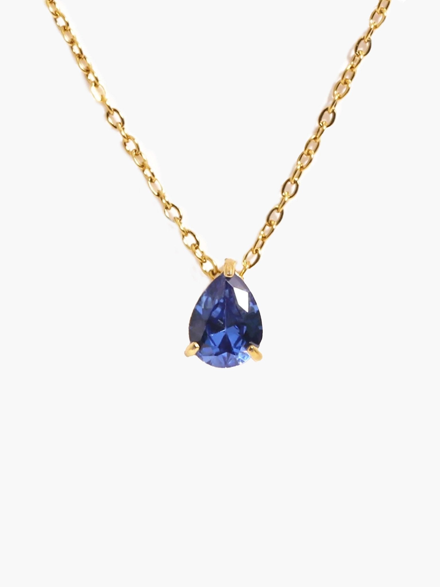 Lilith Teardrop Birthstone Necklace
