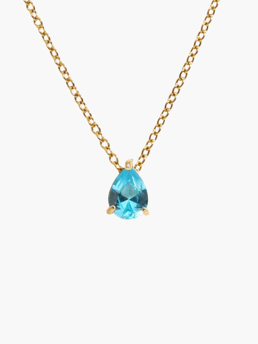Lilith Teardrop Birthstone Necklace