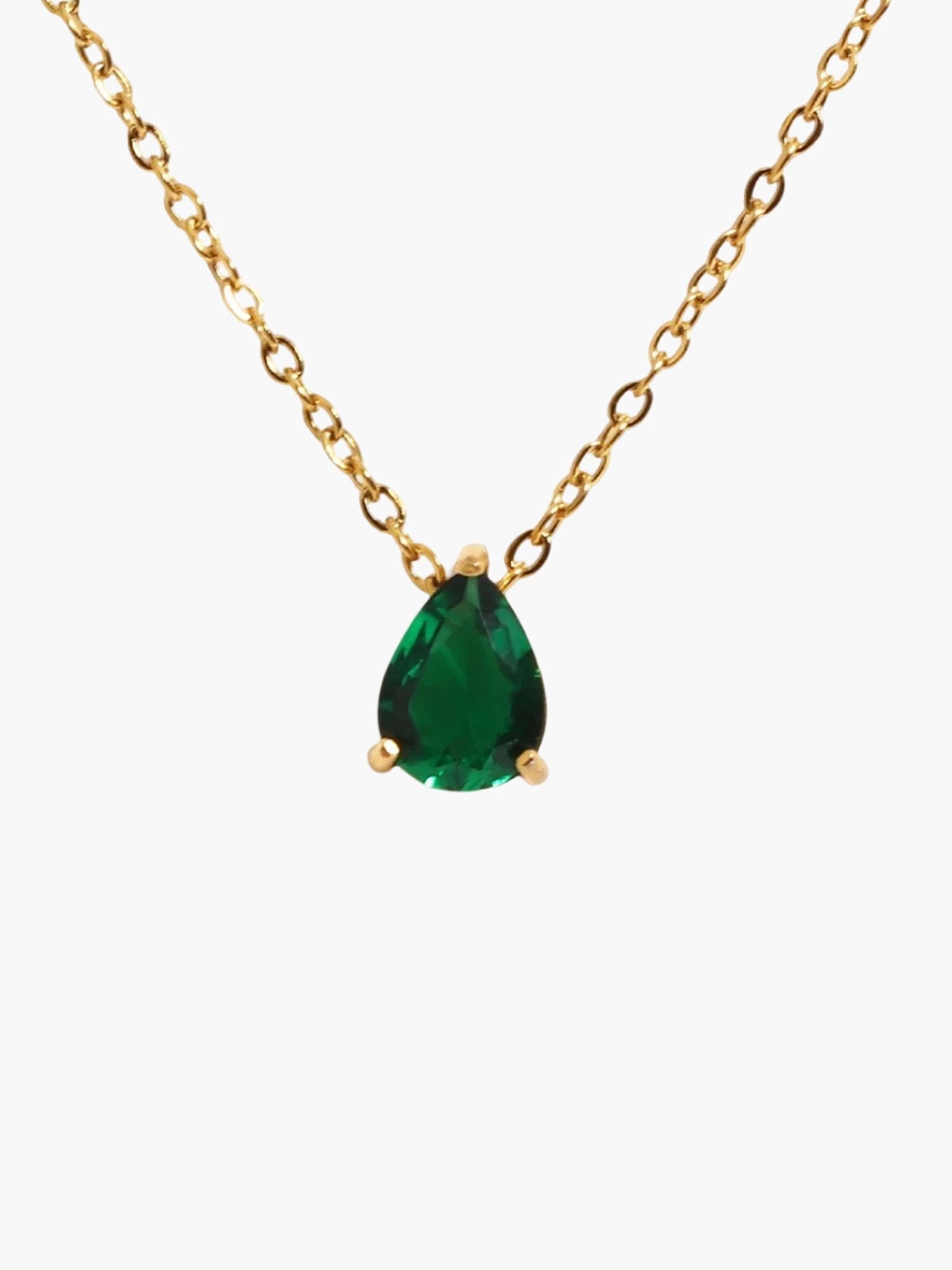 Lilith Teardrop Birthstone Necklace