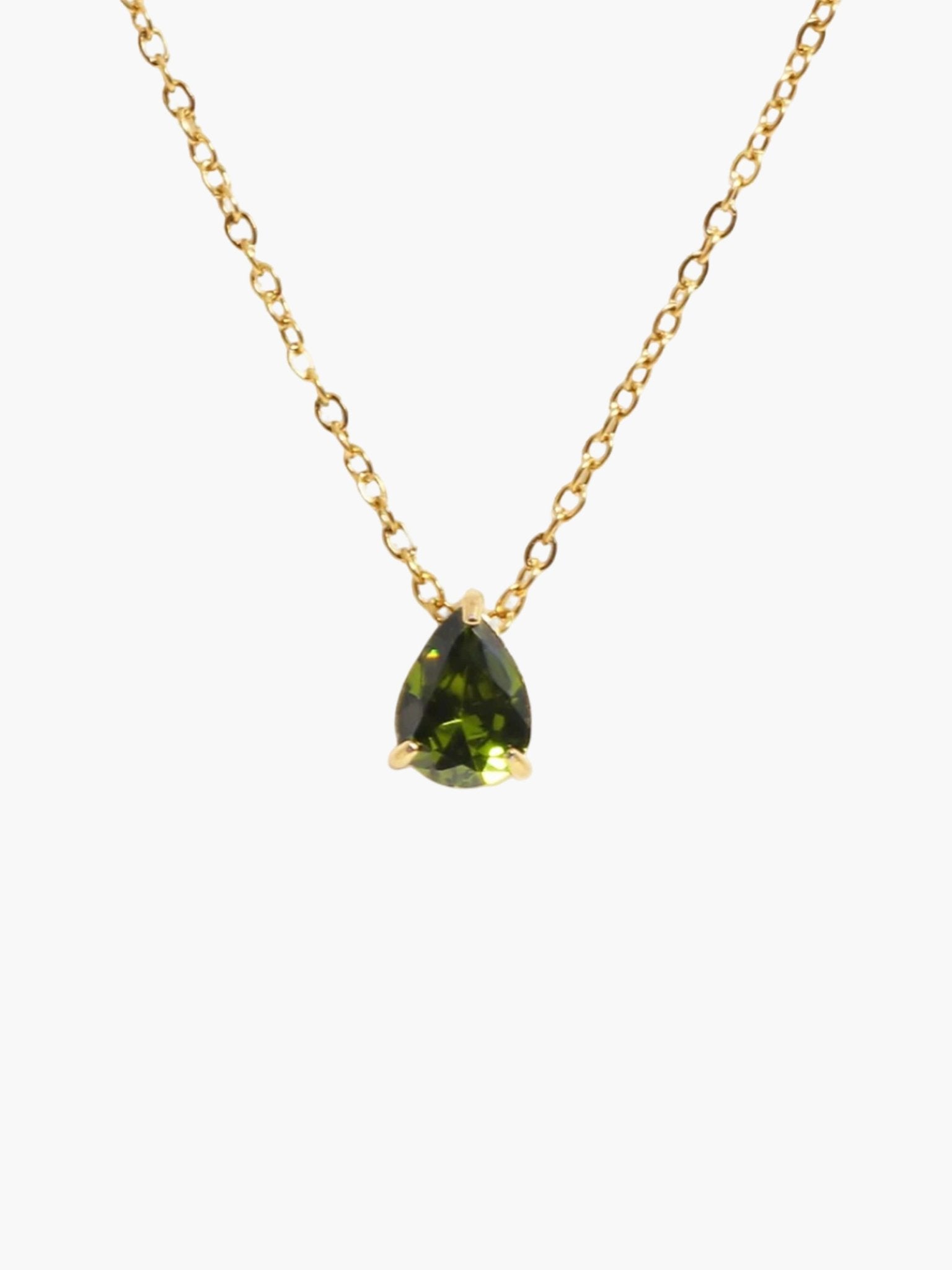 Lilith Teardrop Birthstone Necklace
