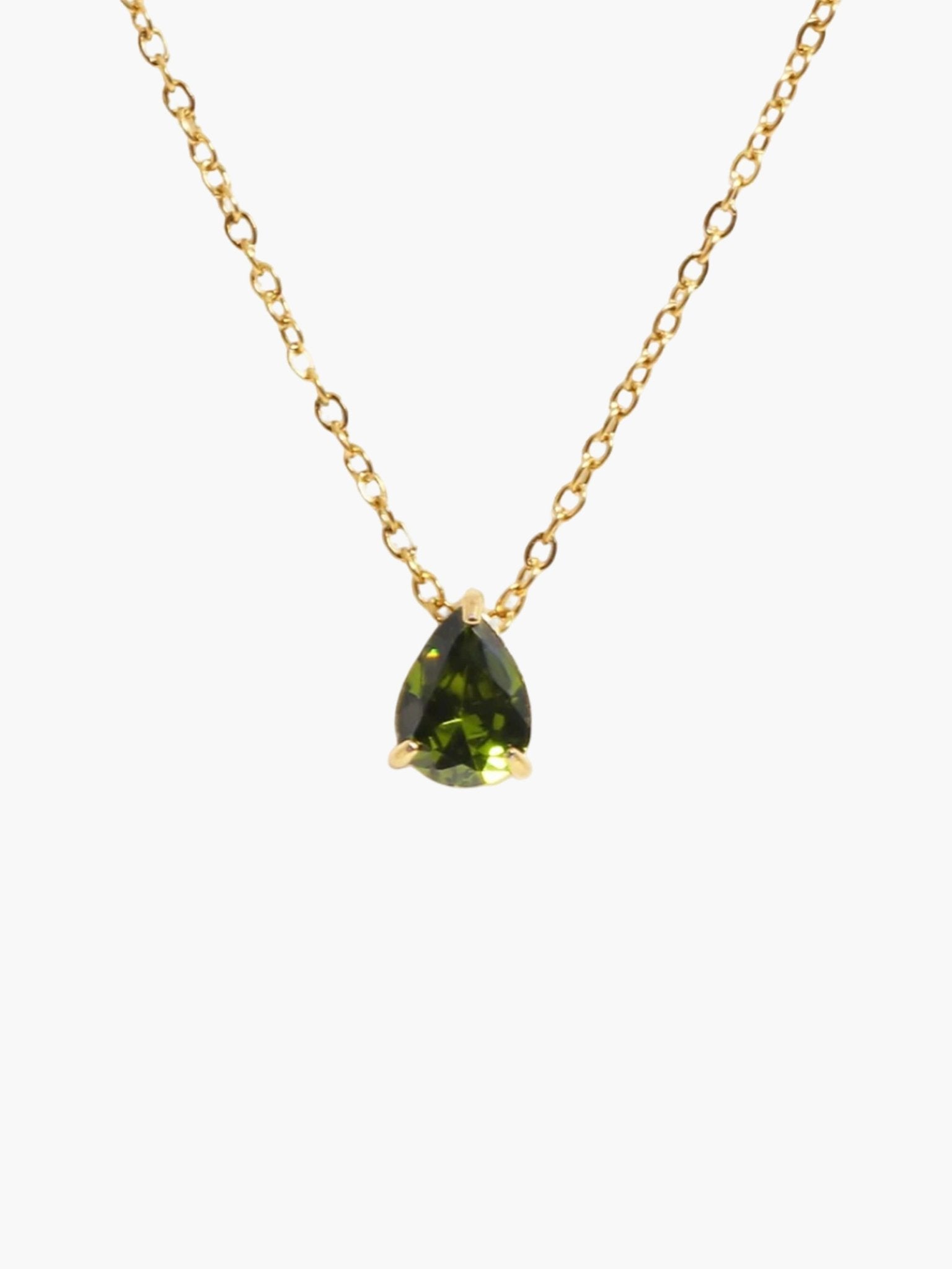 Lilith Teardrop Birthstone Necklace