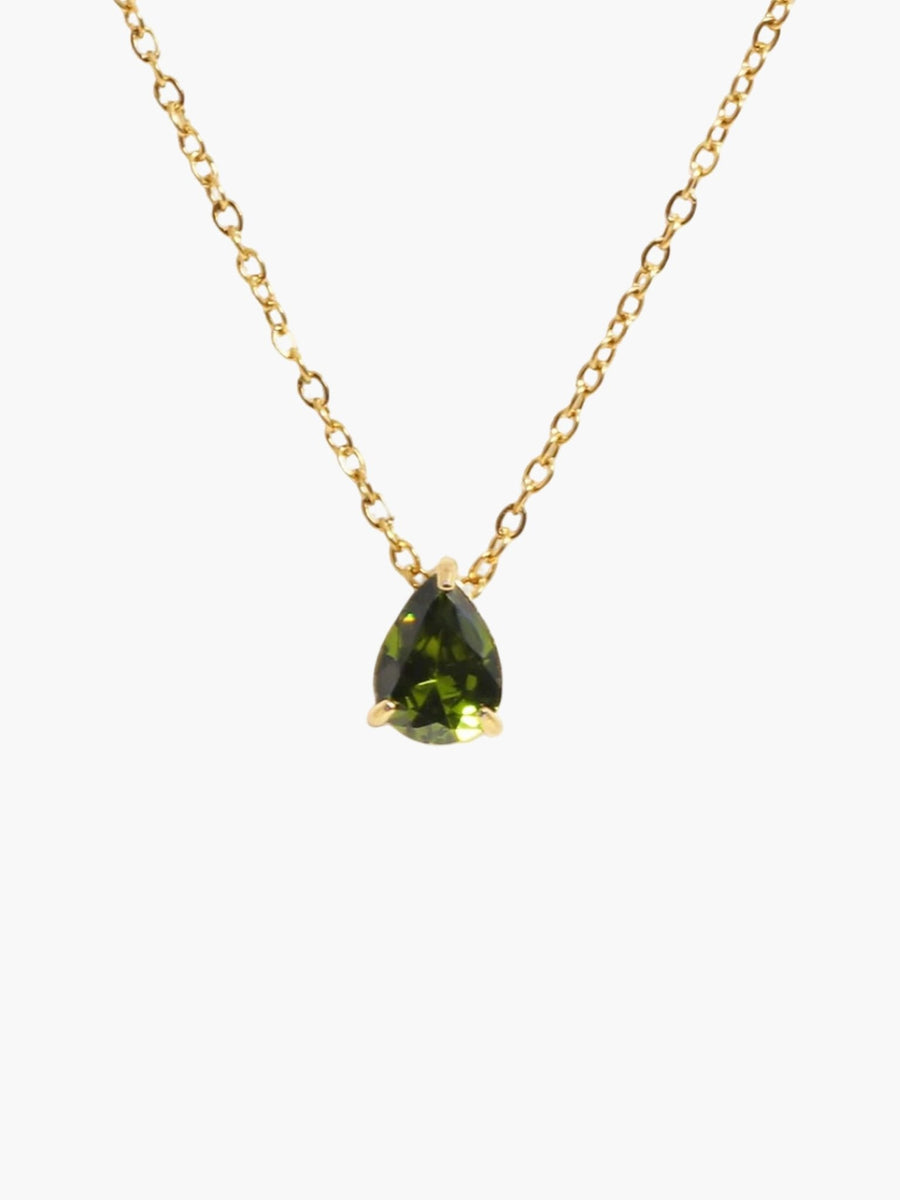 Lilith Teardrop Birthstone Necklace