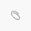 Lydia Twirl Pavé Ring