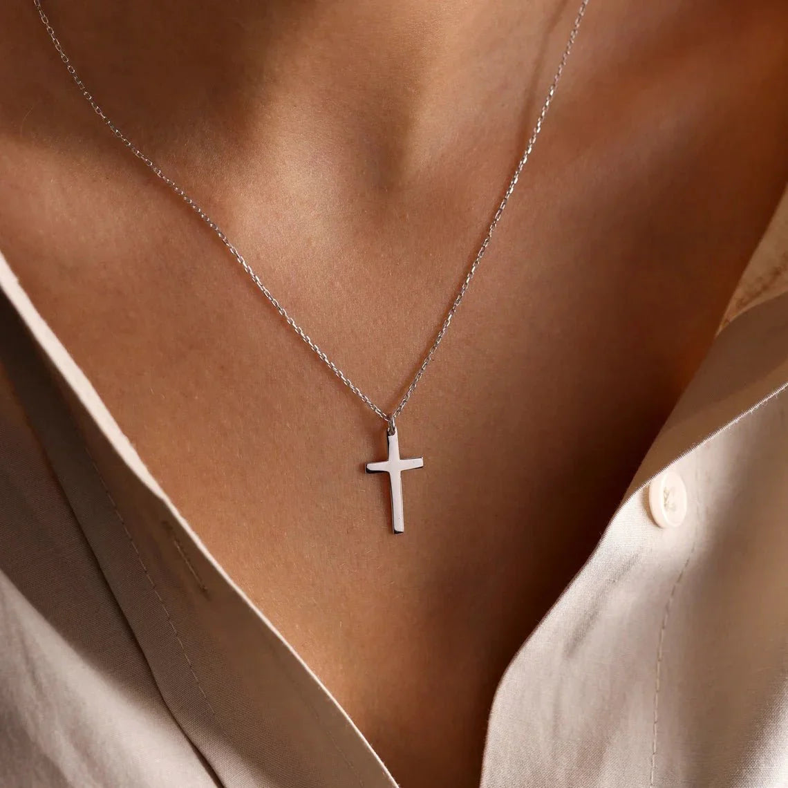 Melinda Cross Pendant Necklace