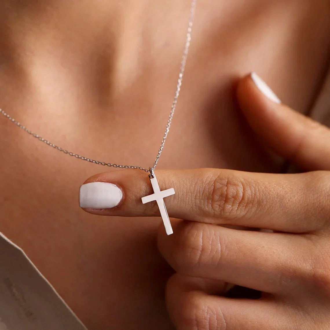 Melinda Cross Pendant Necklace