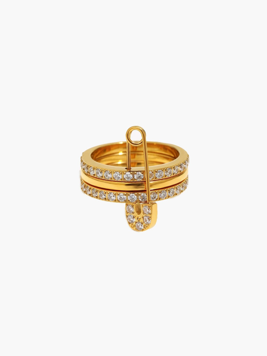 Monica Pinned Zirconia Ring