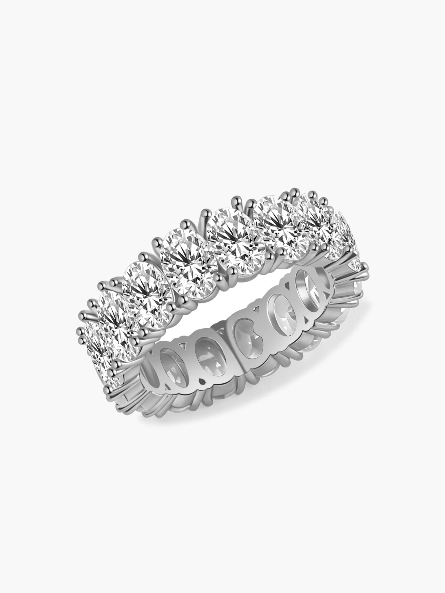 Oval Cut Statement Band Ring