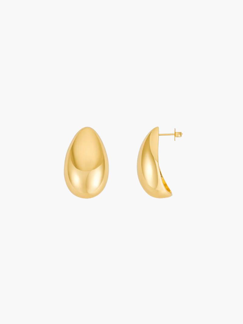 Quinn Polished Teardrop Earrings