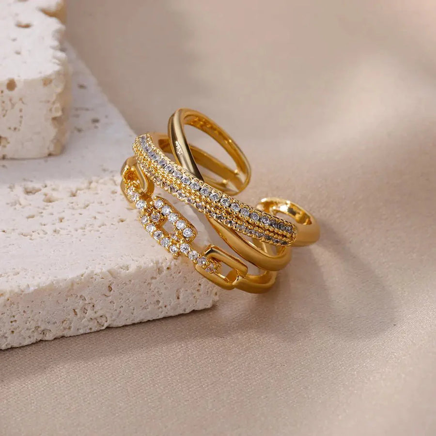 Rachel Adjustable Twist Ring