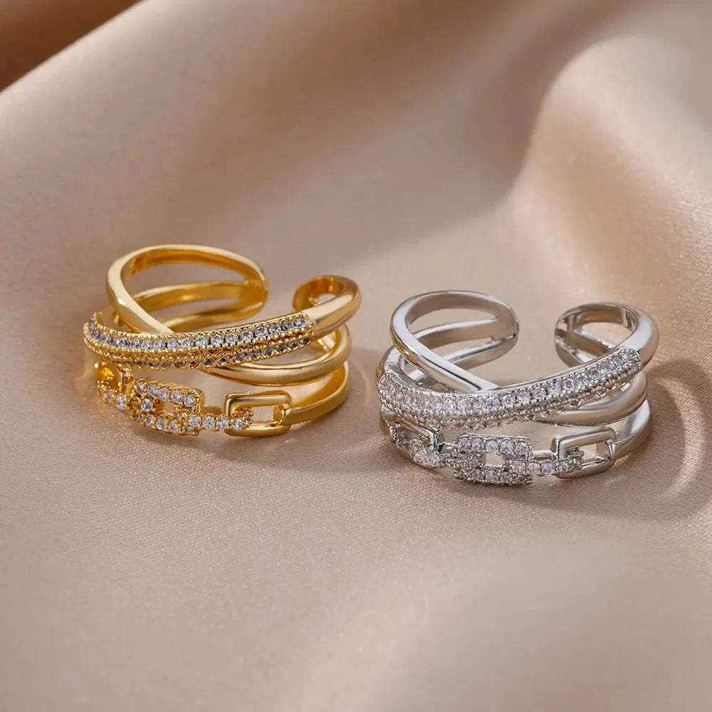 Rachel Adjustable Twist Ring