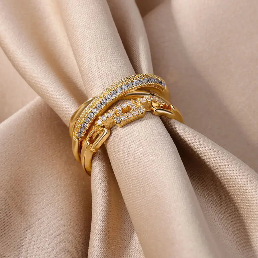 Rachel Adjustable Twist Ring
