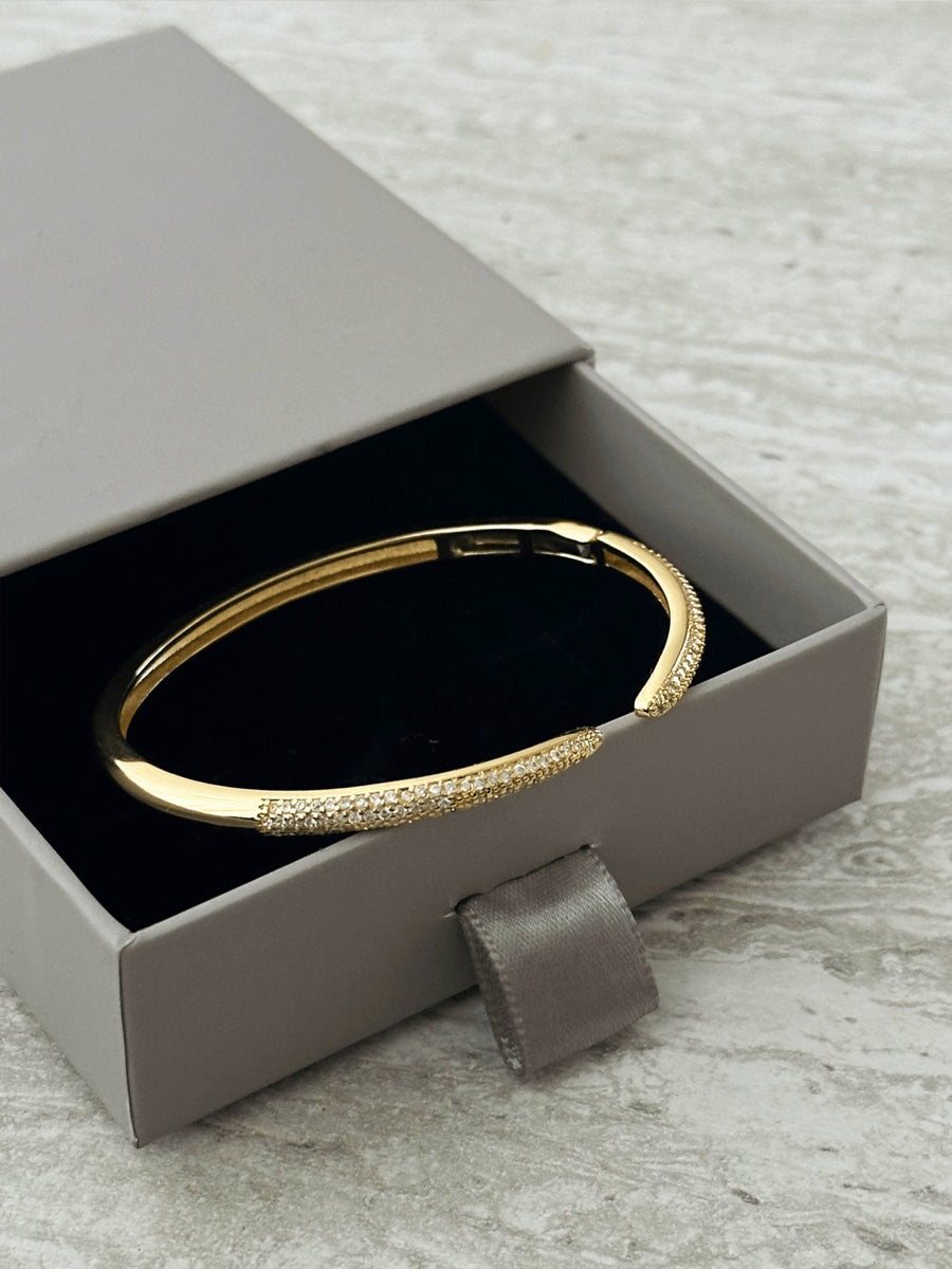 Serenity Gemstone Cuff Bracelet