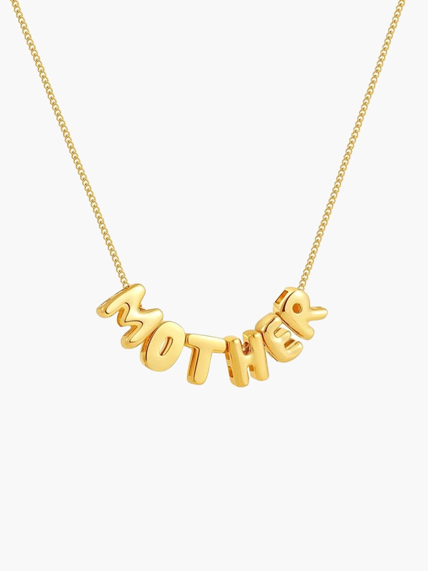 Custom 3D Bubble Name Necklace
