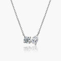 Sherah Twin Zirconia Pendant Necklace