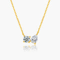 Sherah Twin Zirconia Pendant Necklace