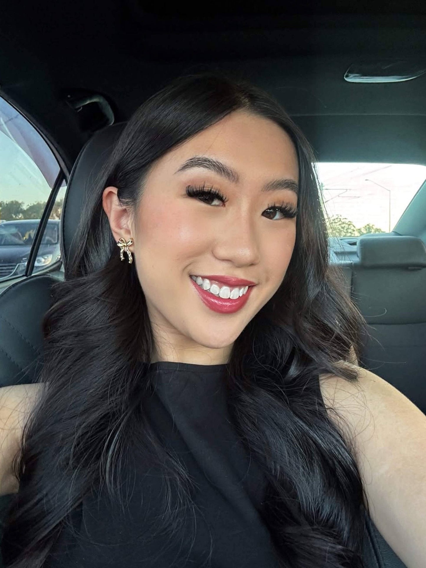 Thalia Bow Stud Earrings