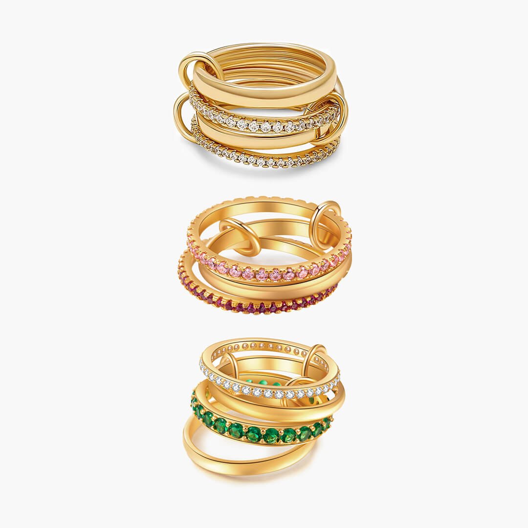 ZEYA Statement Ring Bundle